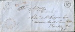 Stampless cover - 1853 Money letter - Sandwich U.C. to Brooke C.W