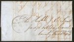 Stampless Folded Letter – 1855 SFL - TORONTO to LONDON CW – LONDON 1 MAY 1855